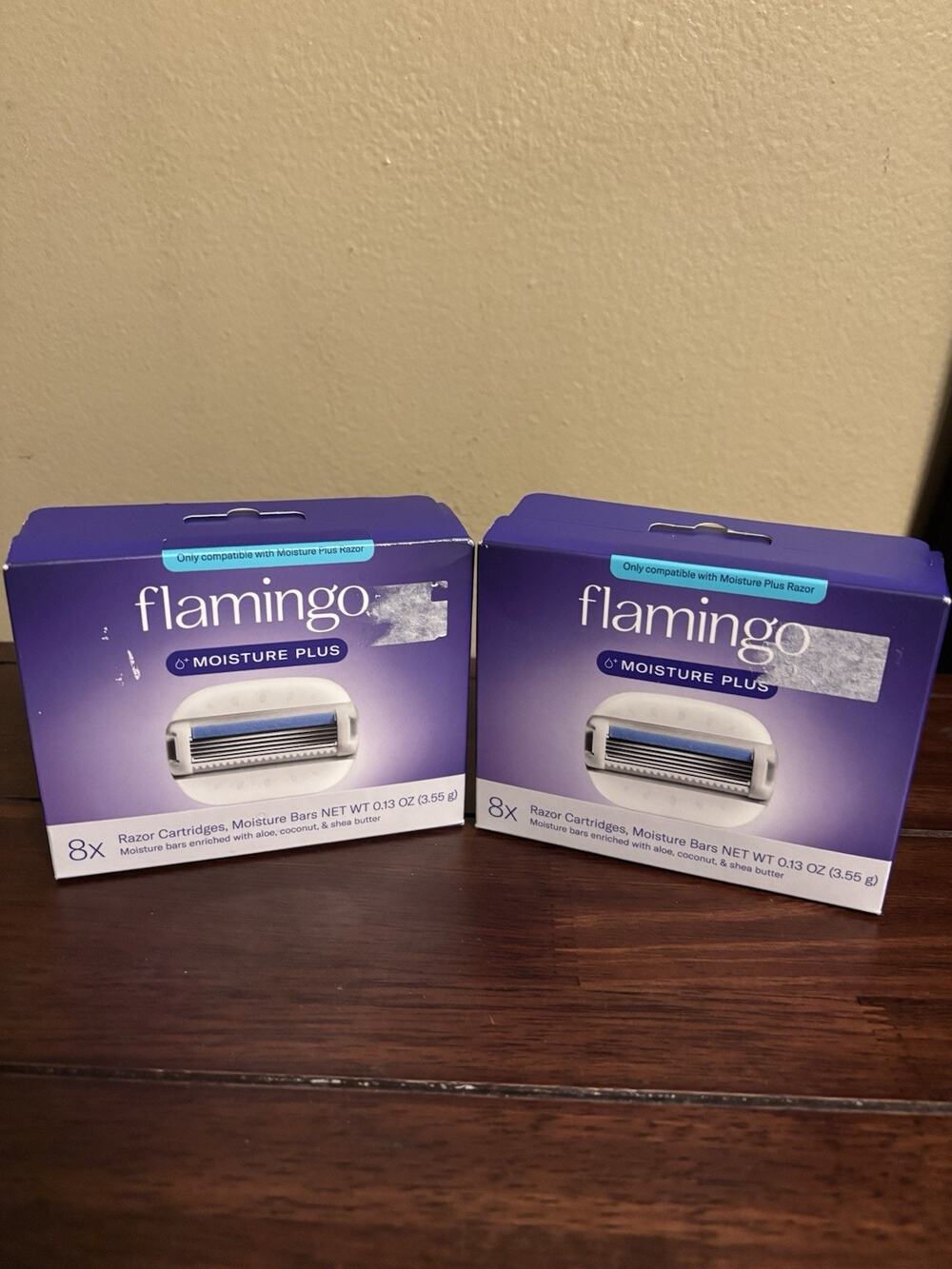 Flamingo by Harry's Moisture Plus Razor Set 16 Cartridges